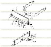 Угловой поворотный отвал (PD320Y-1) Угловой поворотный отвал (PD320Y-1)
